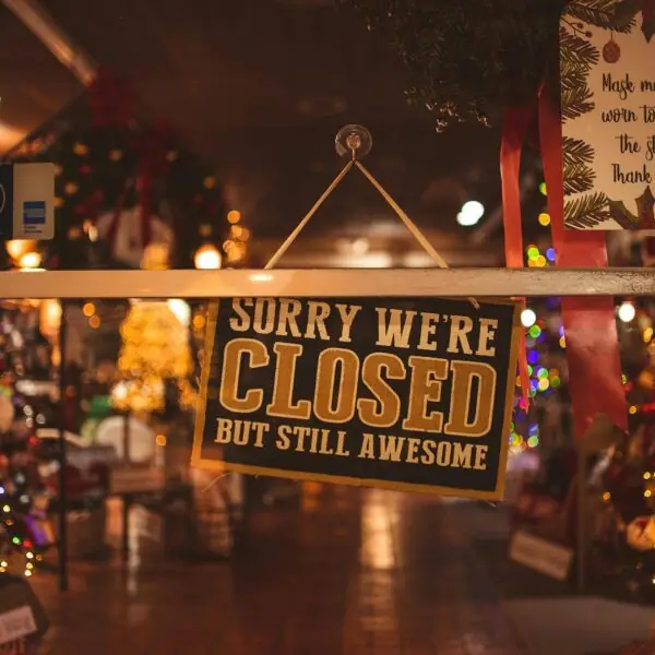 festive signage Surrey